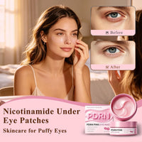 Nicotinamide Under Eye Patches (60 Pairs),PDRN Retinal Eye Patches
