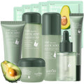 Avocado Skin Care Set, 11-In-1 Skincare Gift Set With Facial Cleanser